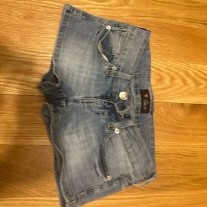 Denim shorts